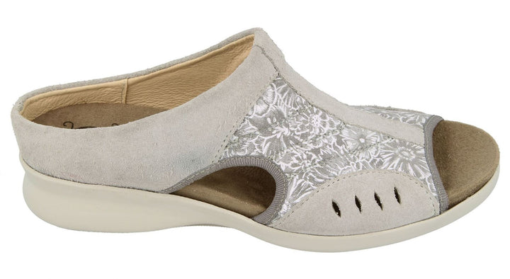 Womens Wide Fit DB Octavia Sandals in Navy - Image 1
