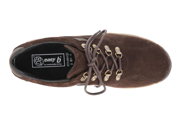 Mens Wide Fit DB Utah 2 Waterproof Hiking Shoes in Brown Pull Up Leather - Image 1