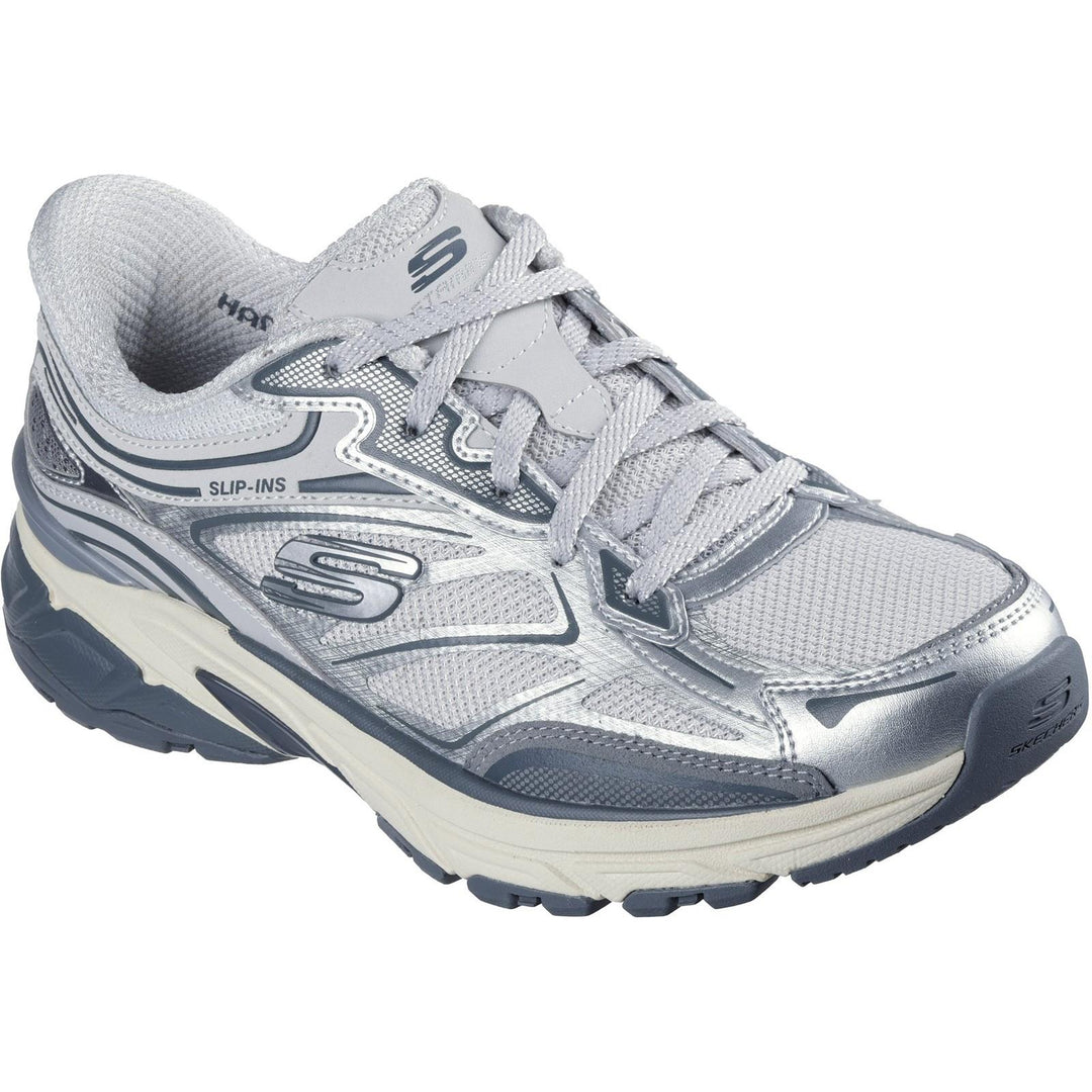 Women's Wide Fit Skechers 150710 Slip-ins Stamina Sport Trainers in Black - Image 8