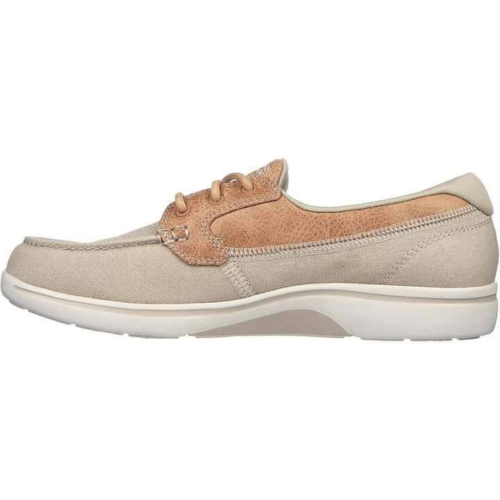Women's Wide Fit Skechers 136620 Arch Fit Uplift Cruise'n By Trainers in Natural - Image 1