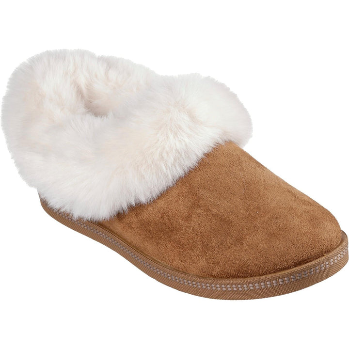 Women's Wide Fit Skechers 169012 Cozy Campfire Winter Nights Slippers in Black - Image 1