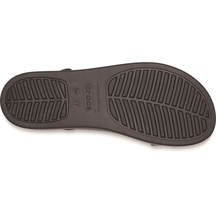 Women's Crocs 206453 Brooklyn Low Wedge Sandals in Black - Image 1