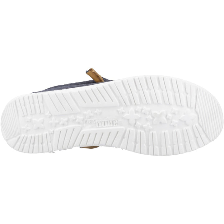 Men's Heydude 40163 Wally Corduroy Classic Slip On Shoes - Navy in Navy - Image 1
