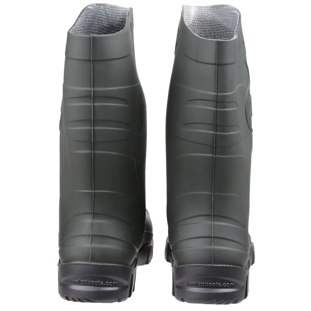 Men's Wide Fit Dunlop Dee Calf Length Wellington Boots W116A in Black - Image 11