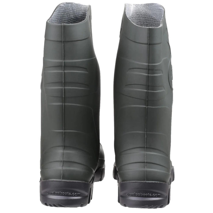 Men's Wide Fit Dunlop Dee Calf Length Wellington Boots W116A in Black - Image 1
