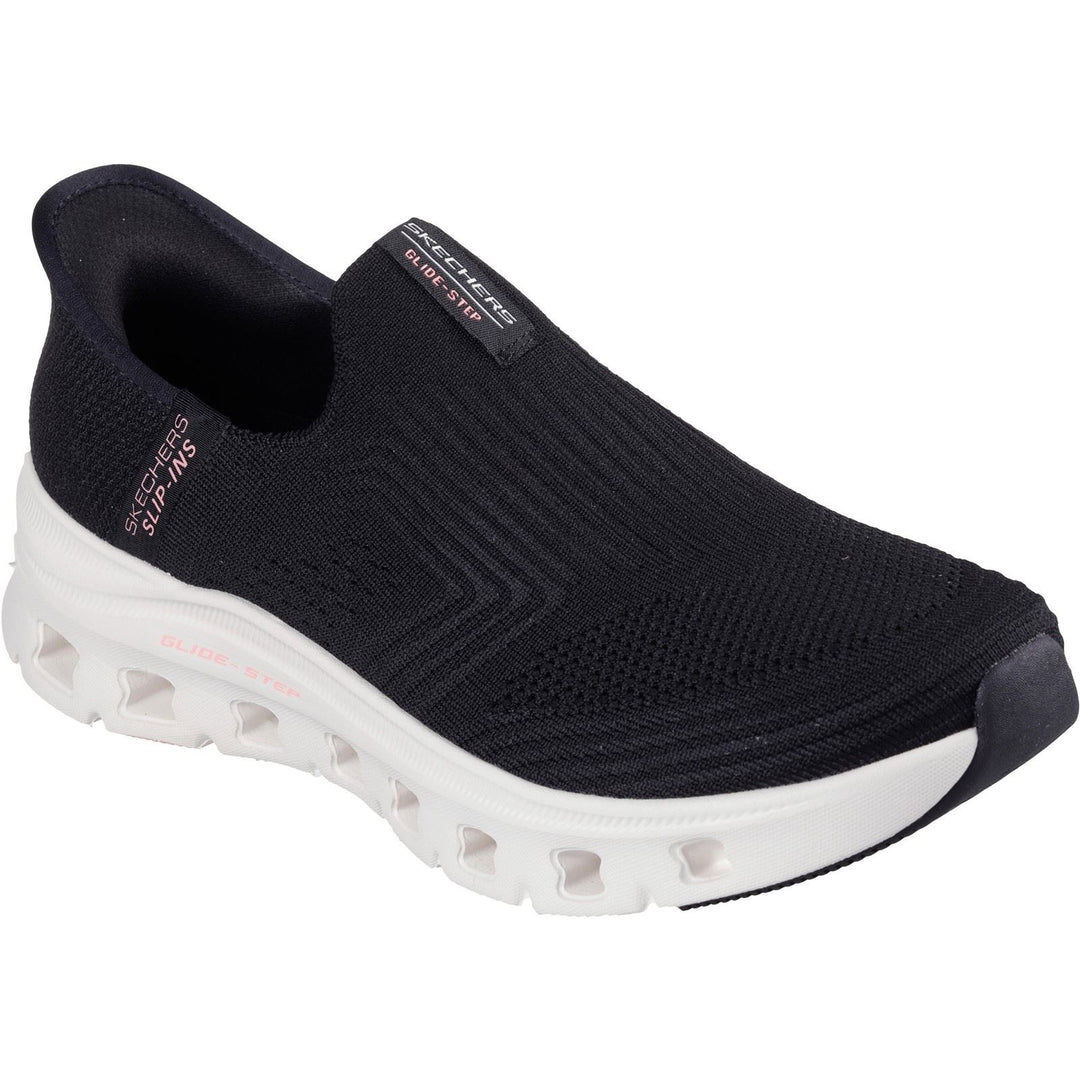 Women's Wide Fit Skechers 150422 Slip-ins Glide Step Pro Everyday Trainers in Black - Image 3