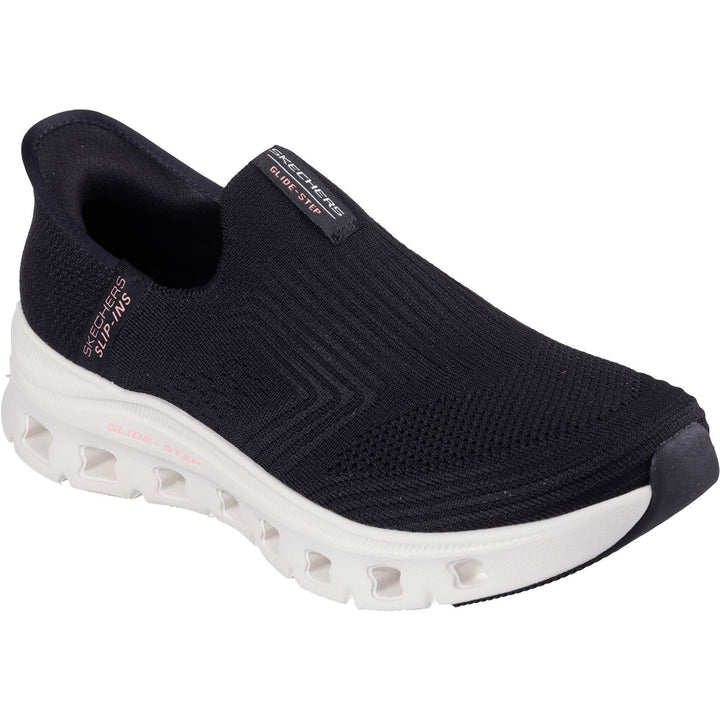 Women's Wide Fit Skechers 150422 Slip-ins Glide Step Pro Everyday Trainers in Black - Image 1