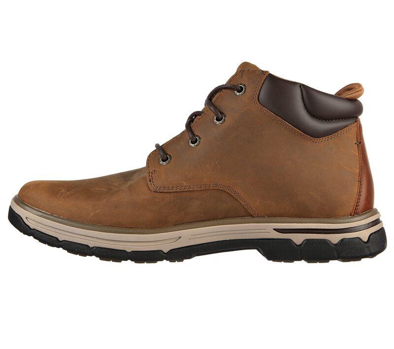Men's Wide Fit Skechers 204394 Segment 2.0 Brogden Boots - Desert/Brown in Desert/Brown - Image 4