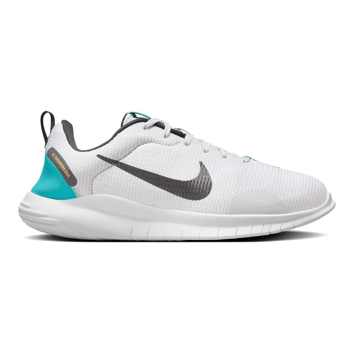 Women's Wide Fit Nike FZ4674-002 Flex Experience RN 12 Trainers in Pure Platinum/Black White - Image 1