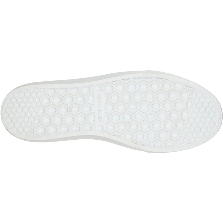 Women's Wide Fit Skechers 155503 Poppy Drippin Love Slip On Shoes in White/Multi - Image 1