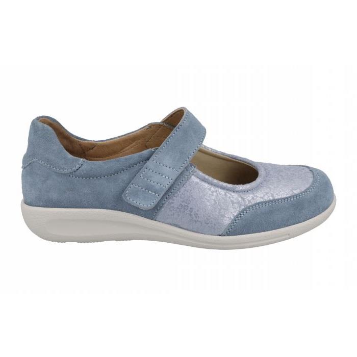 Women's Wide Fit DB Hamster Shoes in Sky Blue - Image 1