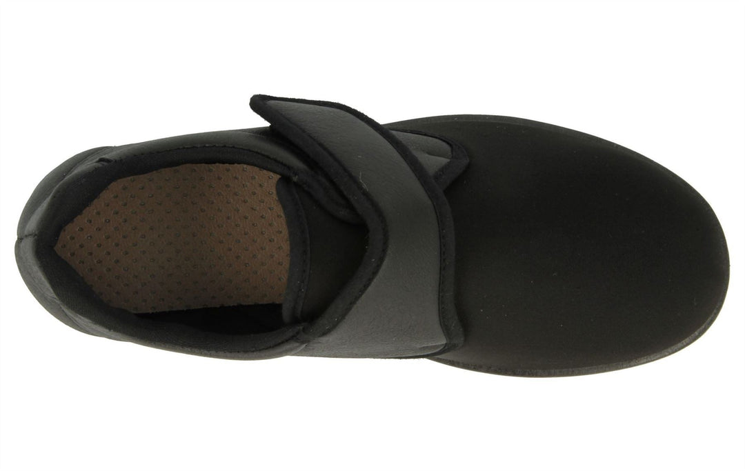 Womens Wide Fit DB Eliza Shoes in Black / Stretch - Image 5