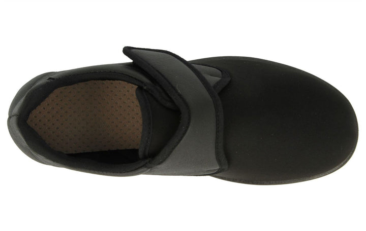 Womens Wide Fit DB Eliza Shoes in Black / Stretch - Image 1