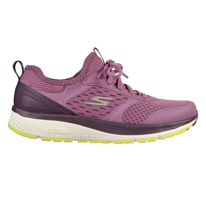 Women's Wide Fit Skechers 128276  Go Run Consistent Vivid Trainers in Mauve - Image 1