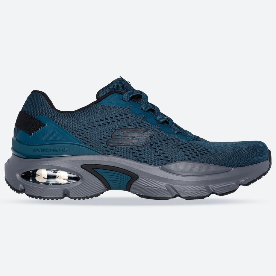 Men's Wide Fit Skechers 232655 Skech Air Ventura Trainers in Teal/Black - Image 1