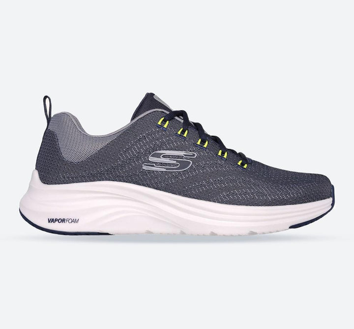 Men's Wide Fit Skechers 232626 Vapor Foam Varien Trainers - Navy/Grey in Navy/Grey - Image 1