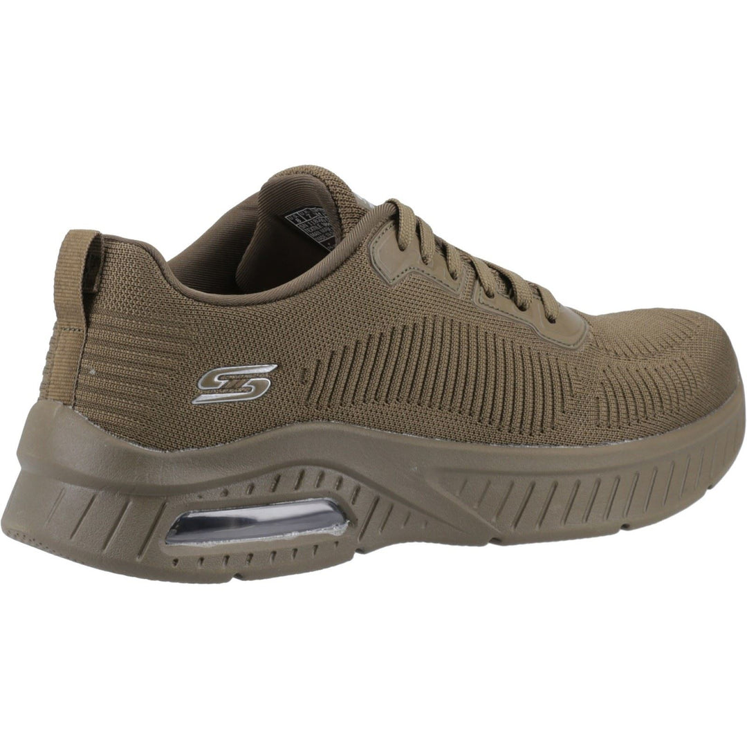 Men's Wide Fit Skechers 117379 Squad Air Sweet Encounter Trainers in Olive - Image 5