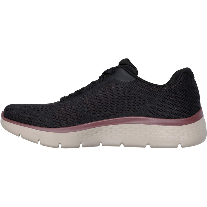 Men's Wide Fit Skechers 216479 Go Walk Flex Brennen Trainers in Black/Multi - Image 1