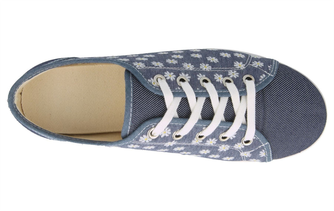 Womens Wide Fit DB Hudson Shoes in Navy - Image 5