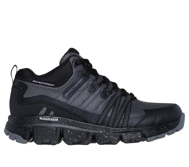 Women's Wide Fit Skechers 180186 Summits At Wynnwood Hiking Trainer Boots in Charcoal/Black - Image 1