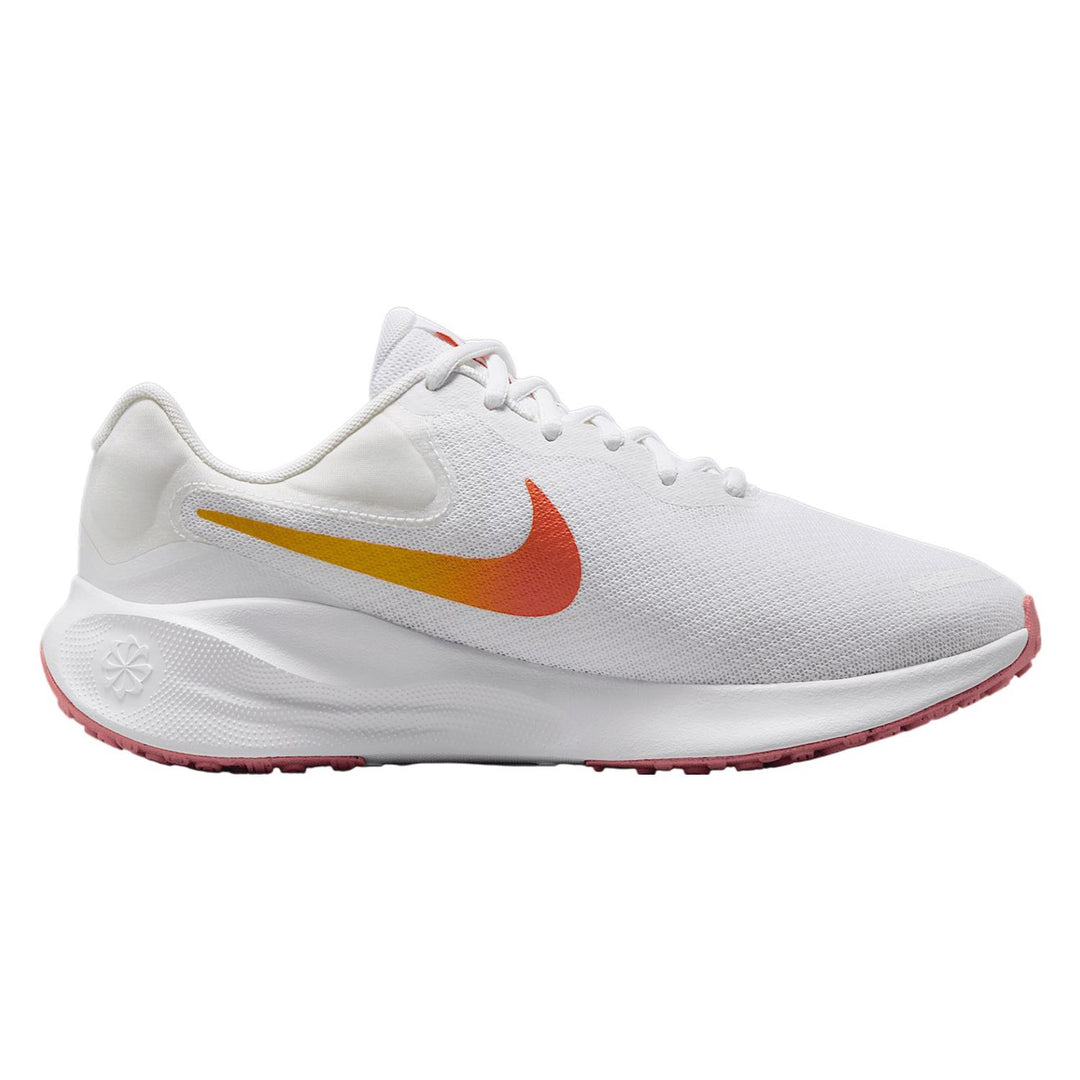 Women's Wide Fit Nike FZ6829-100 Revolution 7 Running Trainers in White/Magic - Image 2