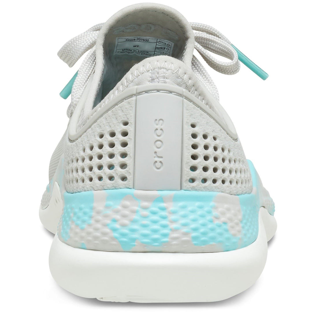 Women's Crocs 207632 Literide 360 Marbled Pacer Shoes in White/Multi - Image 5