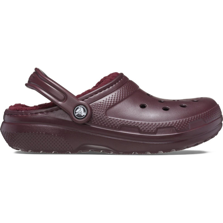 Women's Crocs 203591 Classic Lined Clog Sandals in Cassis - Image 1