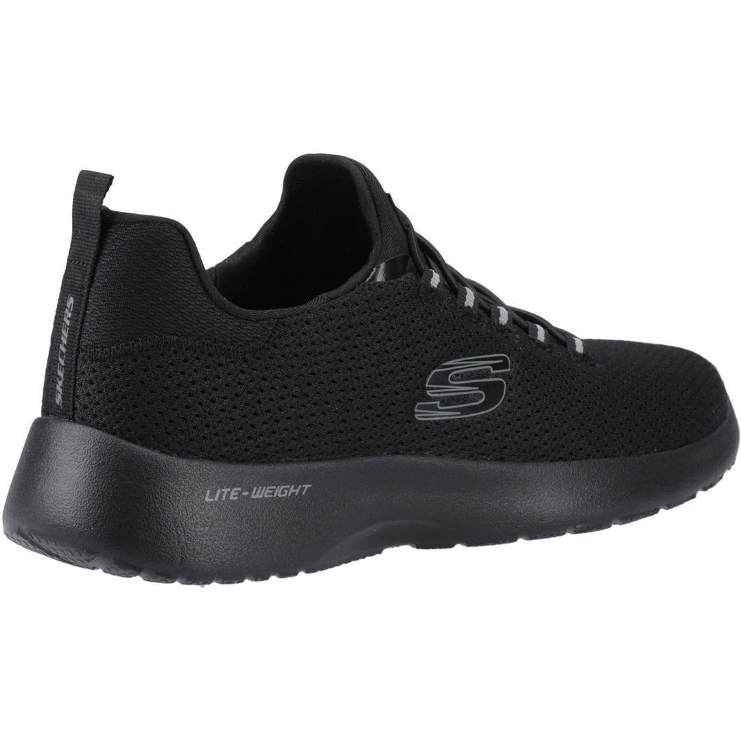 Men's Wide Fit Skechers 58360 Dynamight Trainers in Black - Image 5