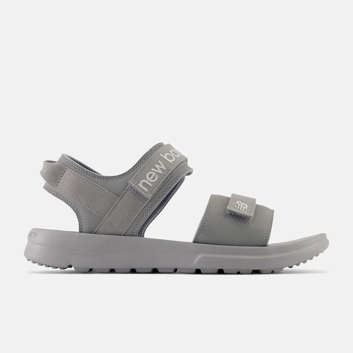 Womens Wide Fit New Balance SUA250A1 Sandals in Grey - Image 1