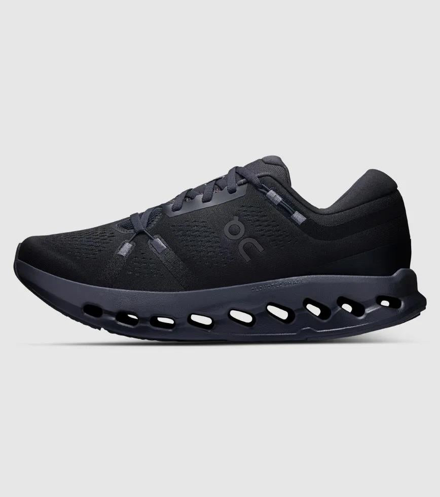 Men's Wide Fit On Cloudsurfer 2 Wide Training Shoes in Black/Black - Image 4