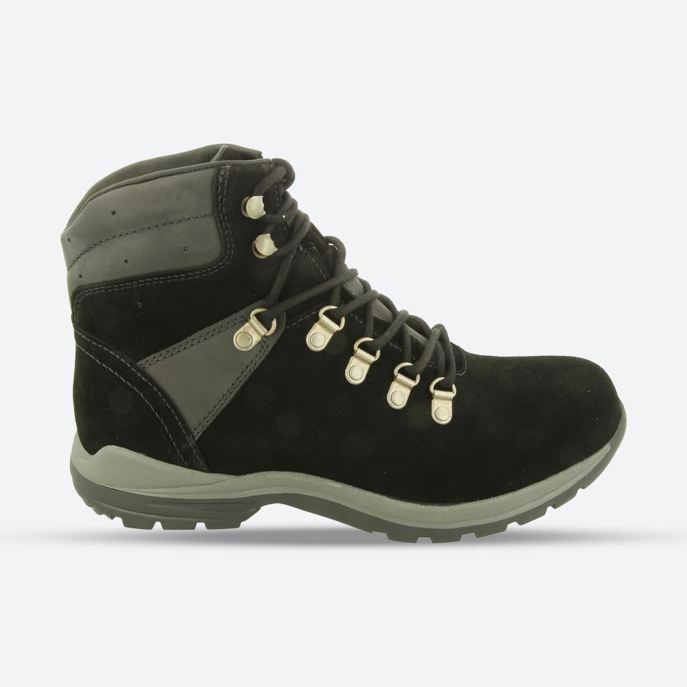Womens Wide Fit DB Colorado Waterproof Boots in Black Suede - Image 1