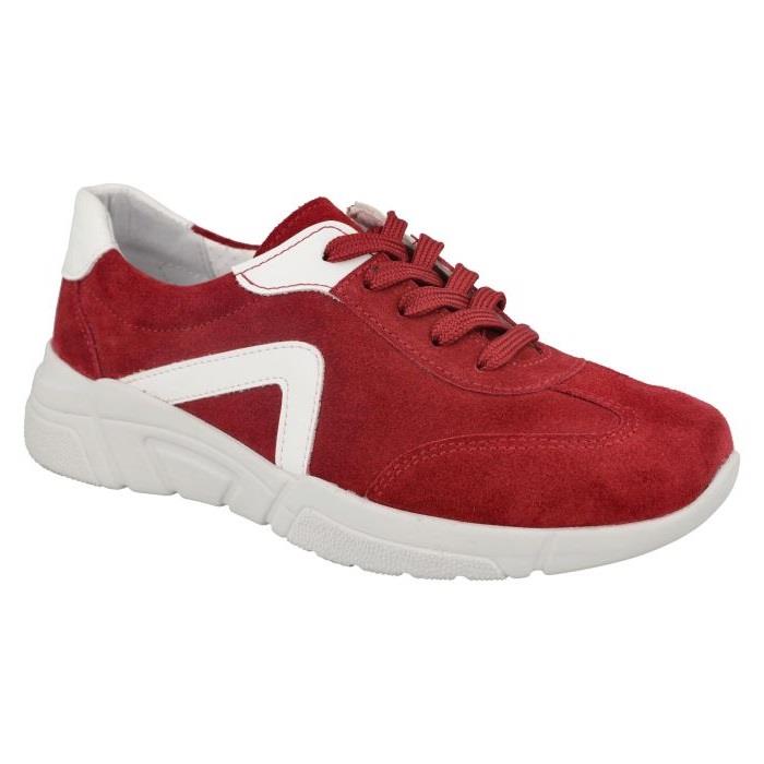 Women's Wide Fit DB Bryony Trainers in Navy Suede - Image 1