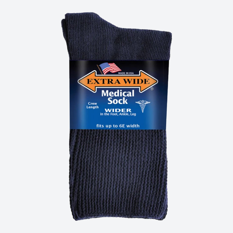 Womens Extra Wide 4850 Medical Crew Socks in 8 UK-11 UK - Image 4