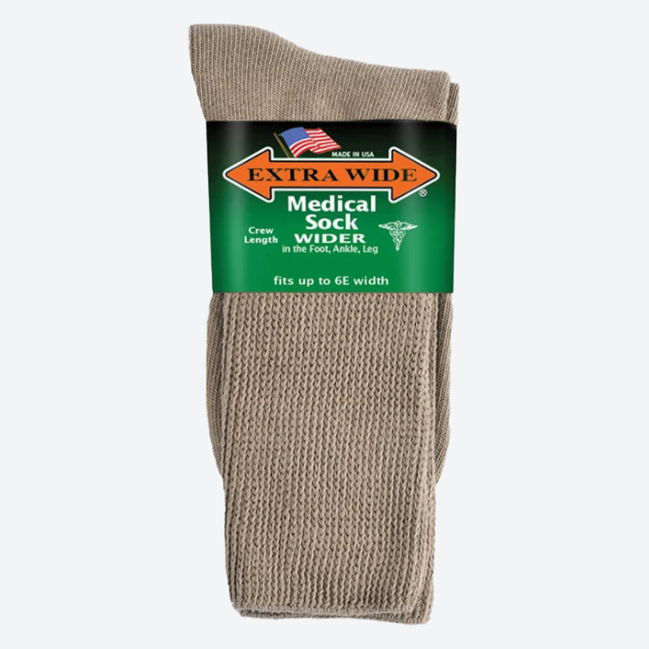Womens Extra Wide 4850 Medical Crew Socks in 8 UK-11 UK - Image 3