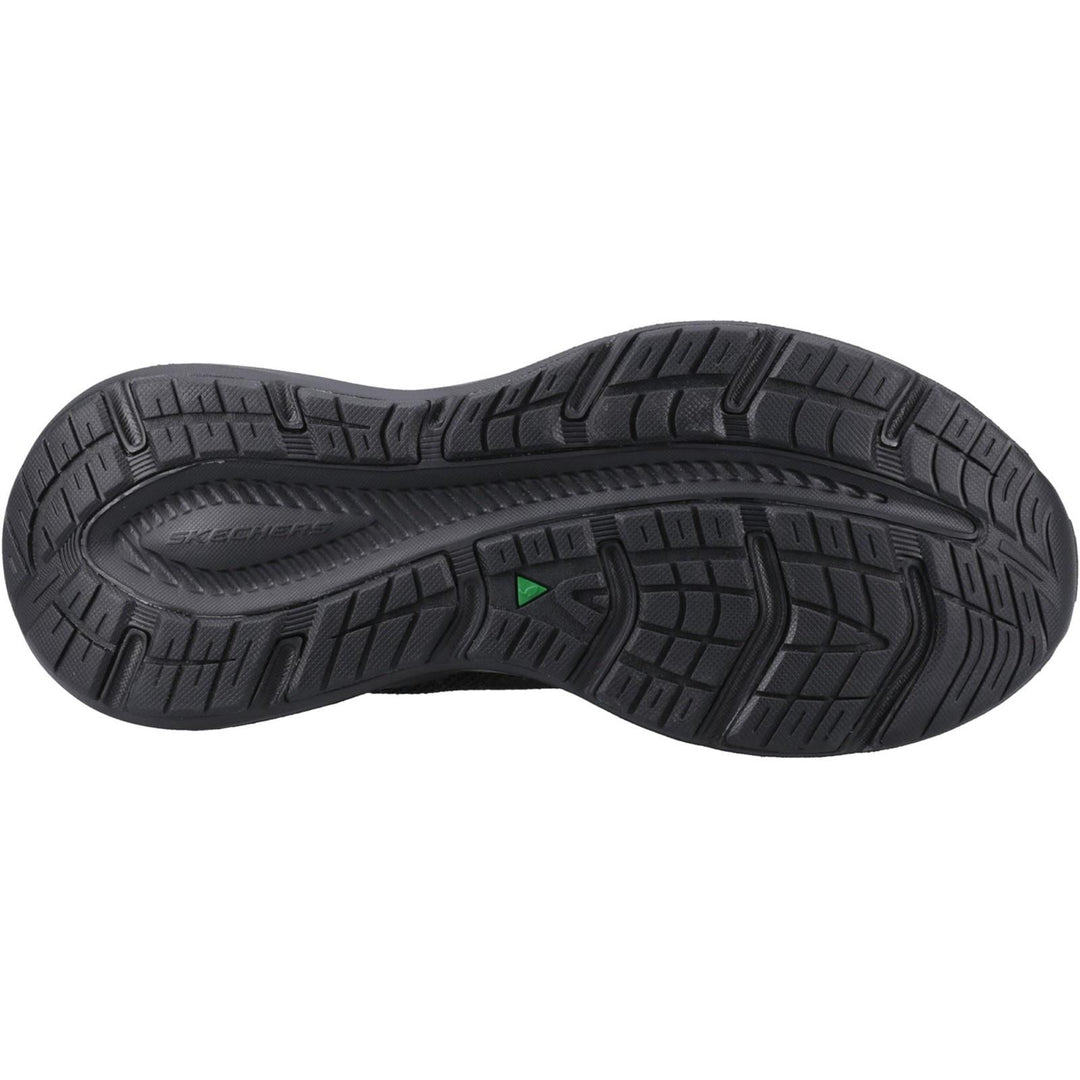 Men's Relaxed Fit Skechers Edgeride 232836 Exxo Trainers in Black - Image 11