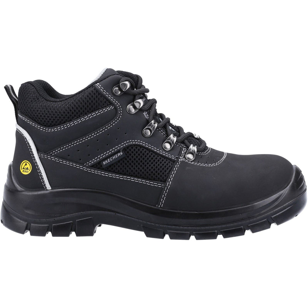 Men's Wide Fit Skechers 200002EC Trophus Letic Safety Boots in Black - Image 2