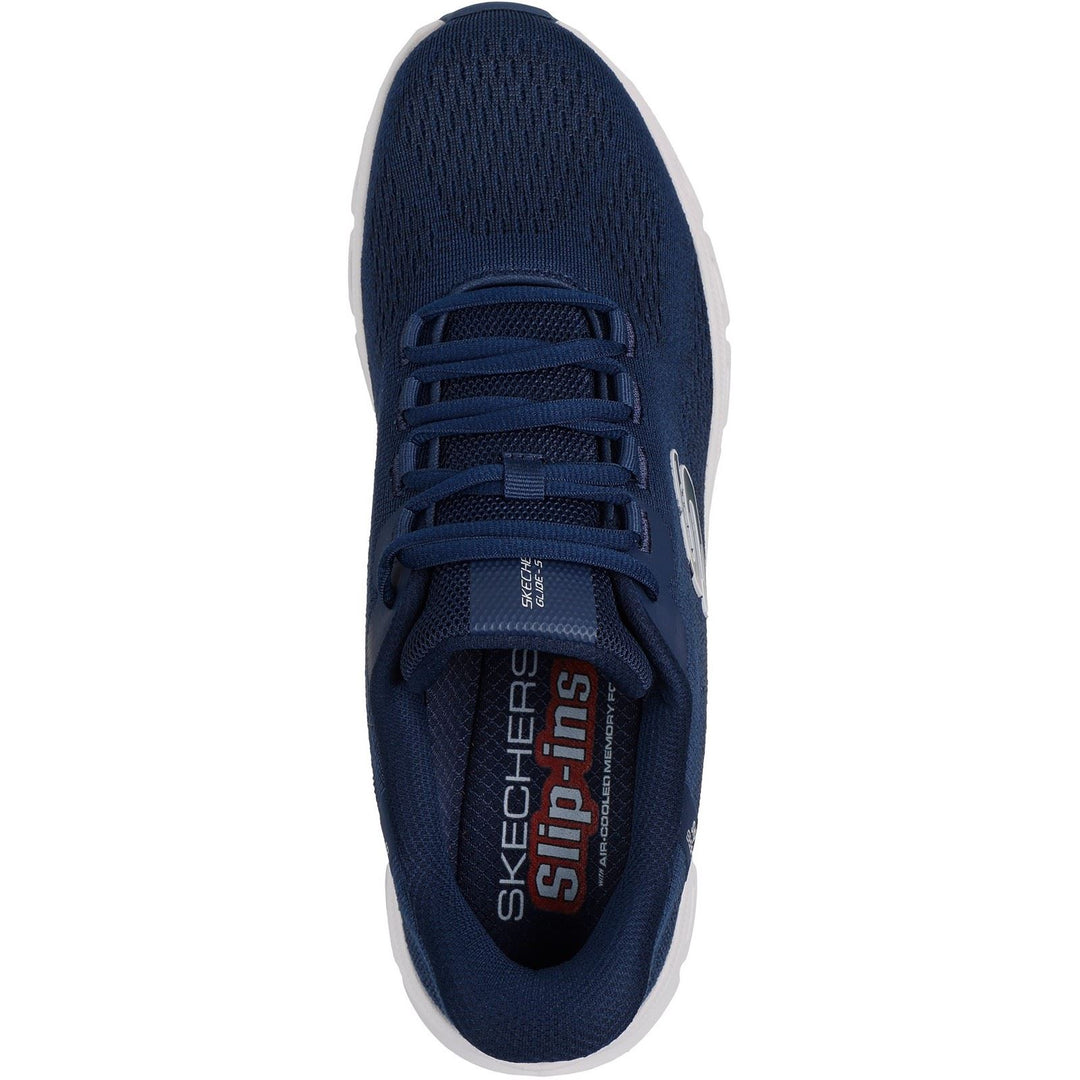 Men's Wide Fit Skechers 232941 Slip-ins Glide Step Pro Elron Trainers in Navy - Image 5