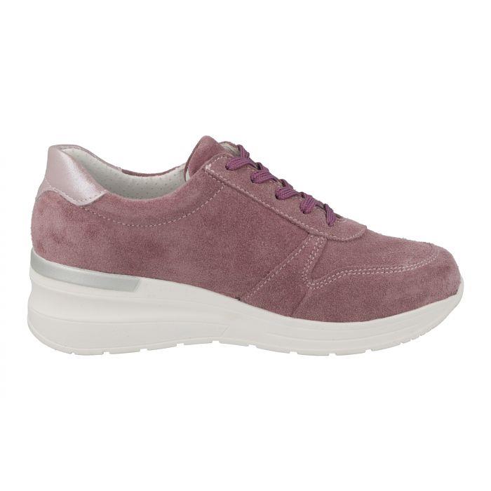 Women's Wide Fit DB Arabia Trainers in Sky Blue Suede - Image 1