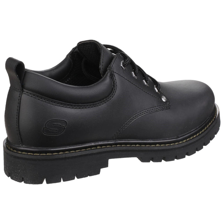 Men's Wide Fit Skechers 6618 Tom Cats Lace Up Shoes - Black in Black - Image 1