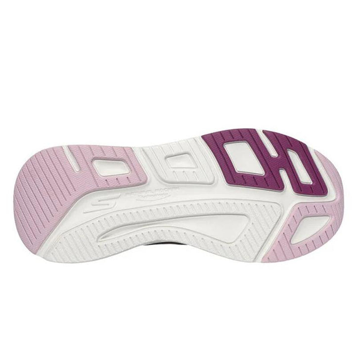 Women's Wide Fit Skechers 129601W Max Cushioning Elite 2.0 Levitate Trainers in Black/Purple - Image 1