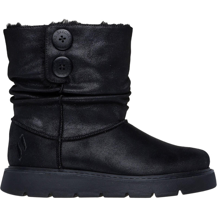 Women's Wide Fit Skechers 167889 Keepsakes Lite Freezing Boots in Black - Image 1