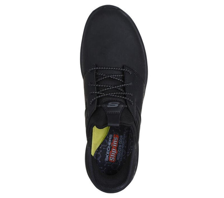 Men's Wide Fit Skechers 210828 Slip-ins RF Slade Zachary Trainers in Black - Image 1