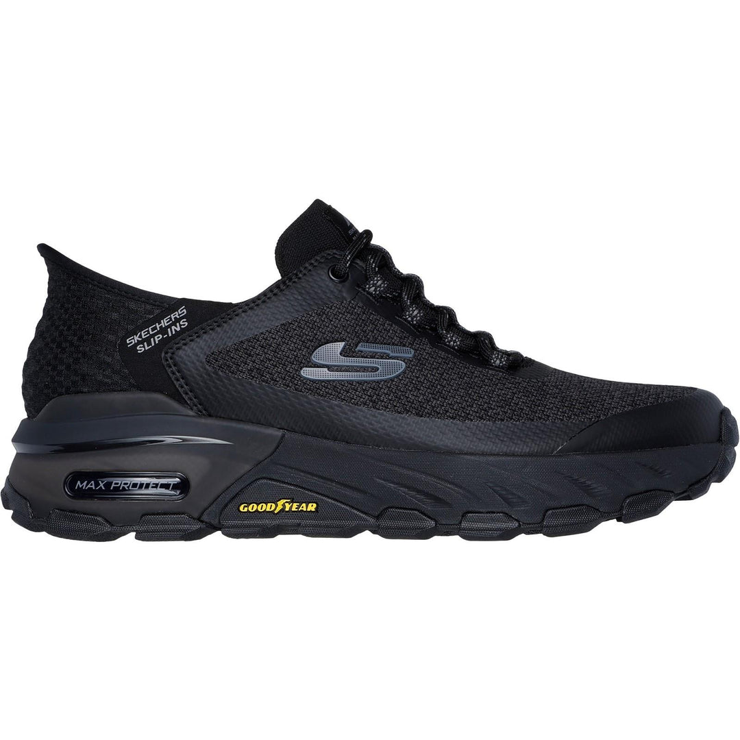 Men's Wide Fit Skechers 237309 Slip-ins Max Protect Assembly Trainers in Black - Image 2