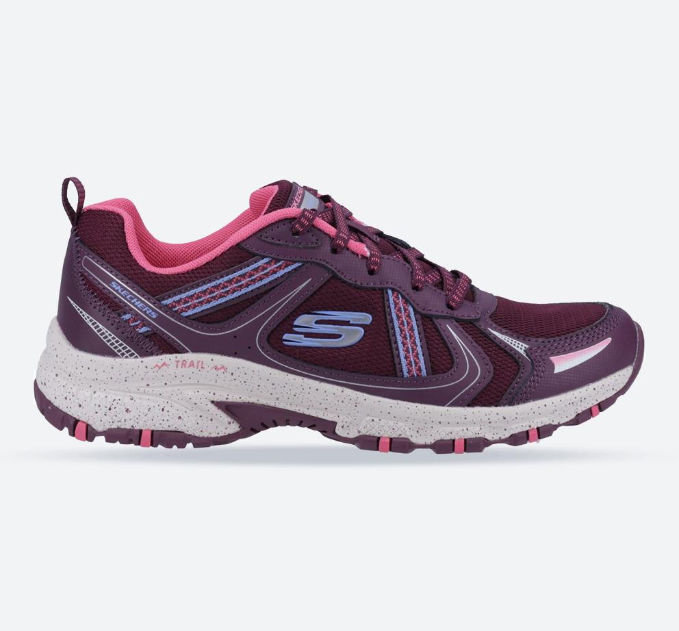 Women's Wide Fit Skechers 149820 Hillcrest Vast Adventure Trainers in Plum - Image 1