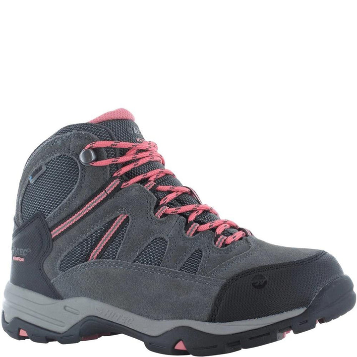 Men's Wide Fit Hi-Tec Bandera II Hiking Boots in Grey - Image 1