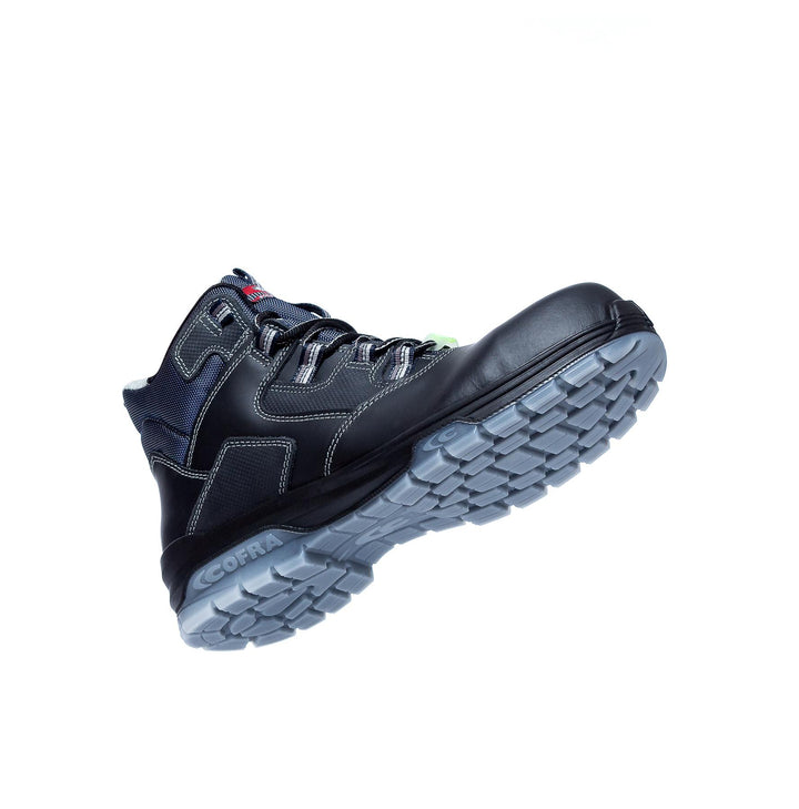 Mens Wide Fit Cofra FUNK Safety Boots in Black - Image 1