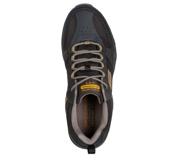 Men's Relaxed Fit Skechers 237386 Oak Canyon 100% Waterproof Trainers in Black - Image 1