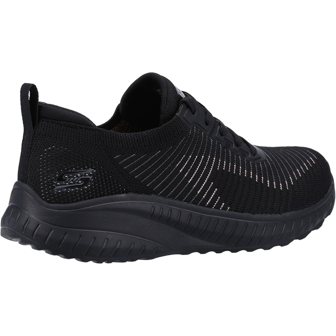 Women's Wide Fit Skechers 117207 Bobs Squad Chaos Renegade Trainers - Black in Black - Image 5