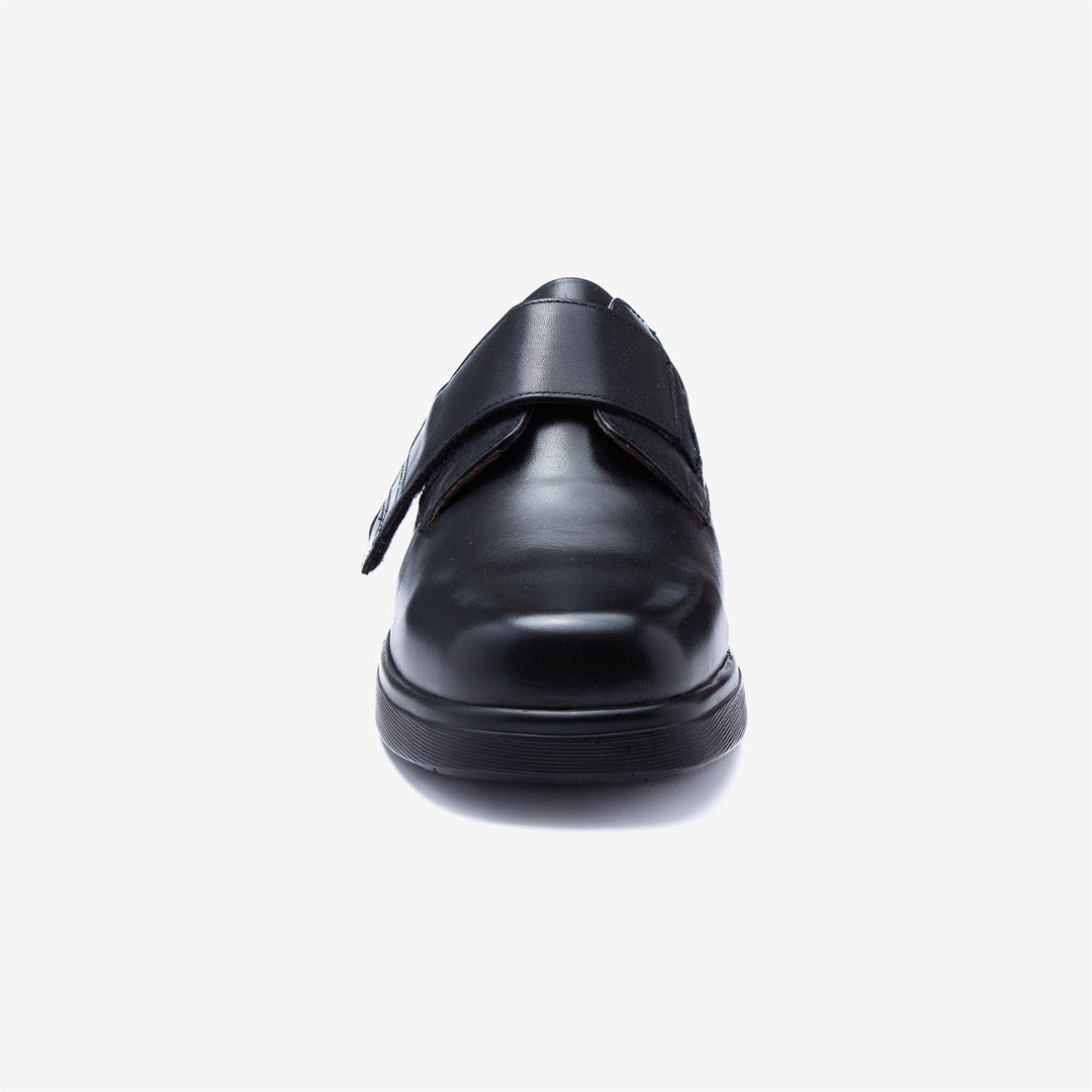 Mens Wide Fit Tredd Well Roger Velcro Shoes in Black - Image 4