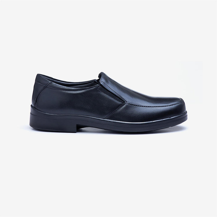 Mens Wide Fit Tredd Well Camelot Slip On Shoes - Black in Black - Image 1